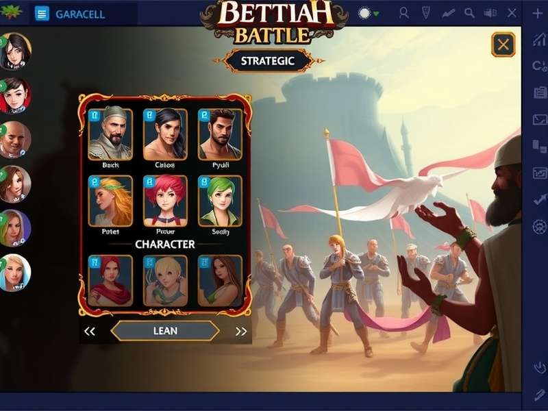 Bettiah Battle character selection screen